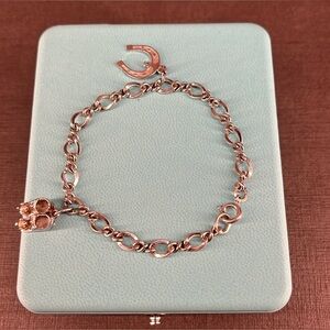 Classic Vintage Sterling Charm Bracelet